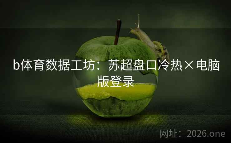 b体育数据工坊：苏超盘口冷热×电脑版登录