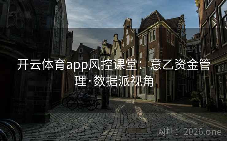 开云体育app风控课堂：意乙资金管理·数据派视角
